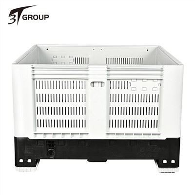 Foldbar plastpallebeholder til bildele