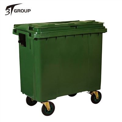 Plast pedal skraldespand med hjul