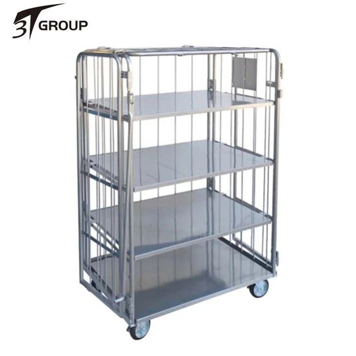 china Durolla Heavy-Duty Foldable Security Cage Trolley