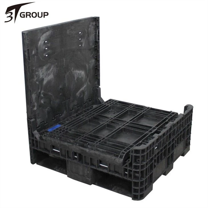 cheap 30 x 32 x 34 Heavy-Duty Collapsible Bulk Container 2 Doors