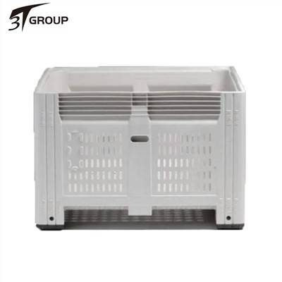 Sammenklappelige frugtkasser i plast